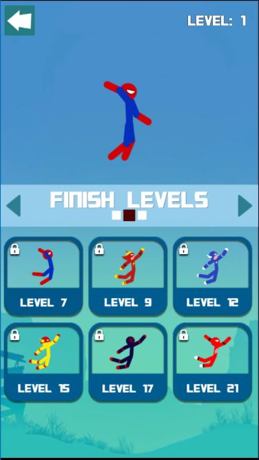 Superhero Hook: Stickman Swing遊戲截圖