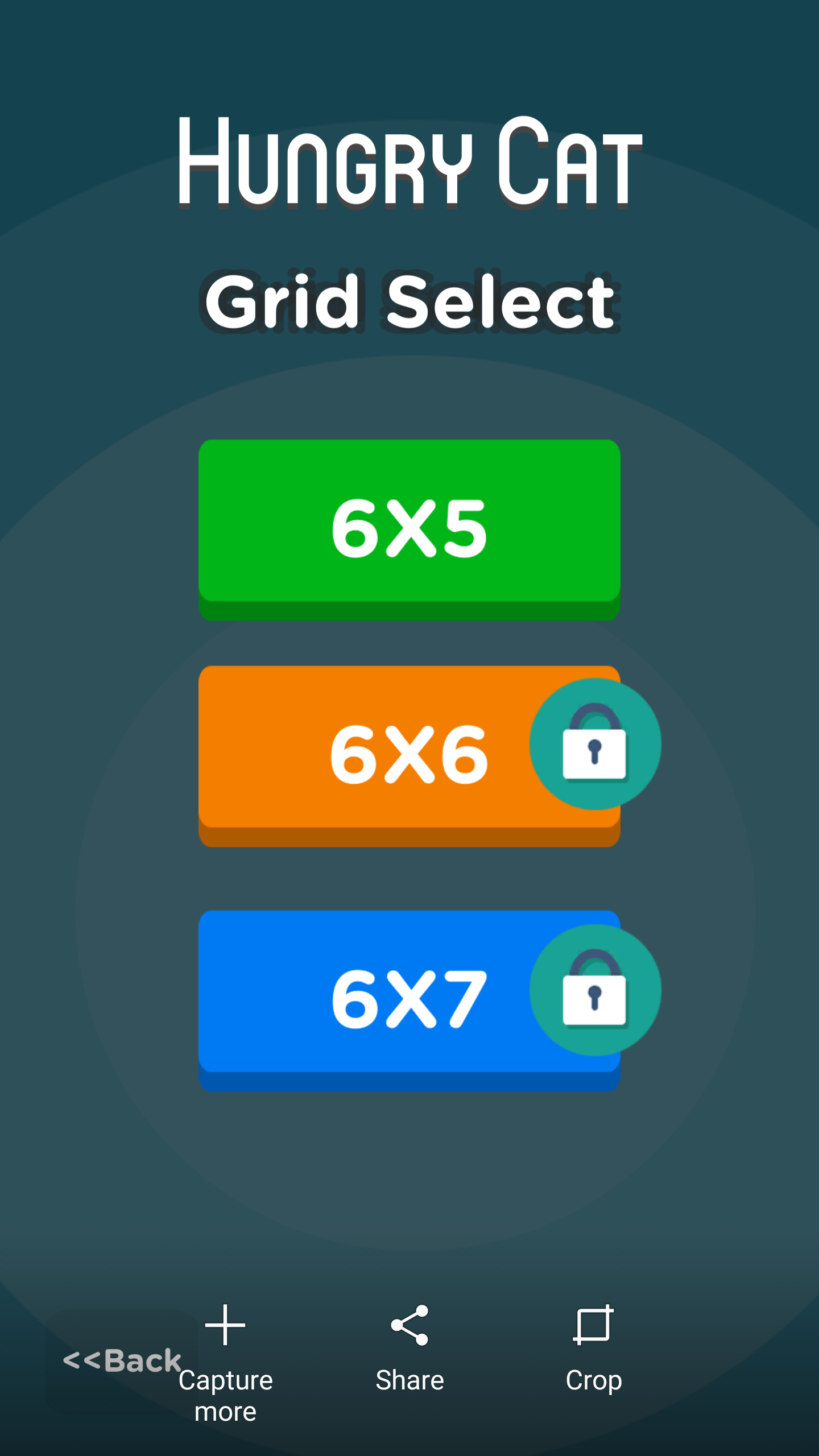 Captura de Tela do Jogo Feed the Cat / Fill the Grid (Puzzle)