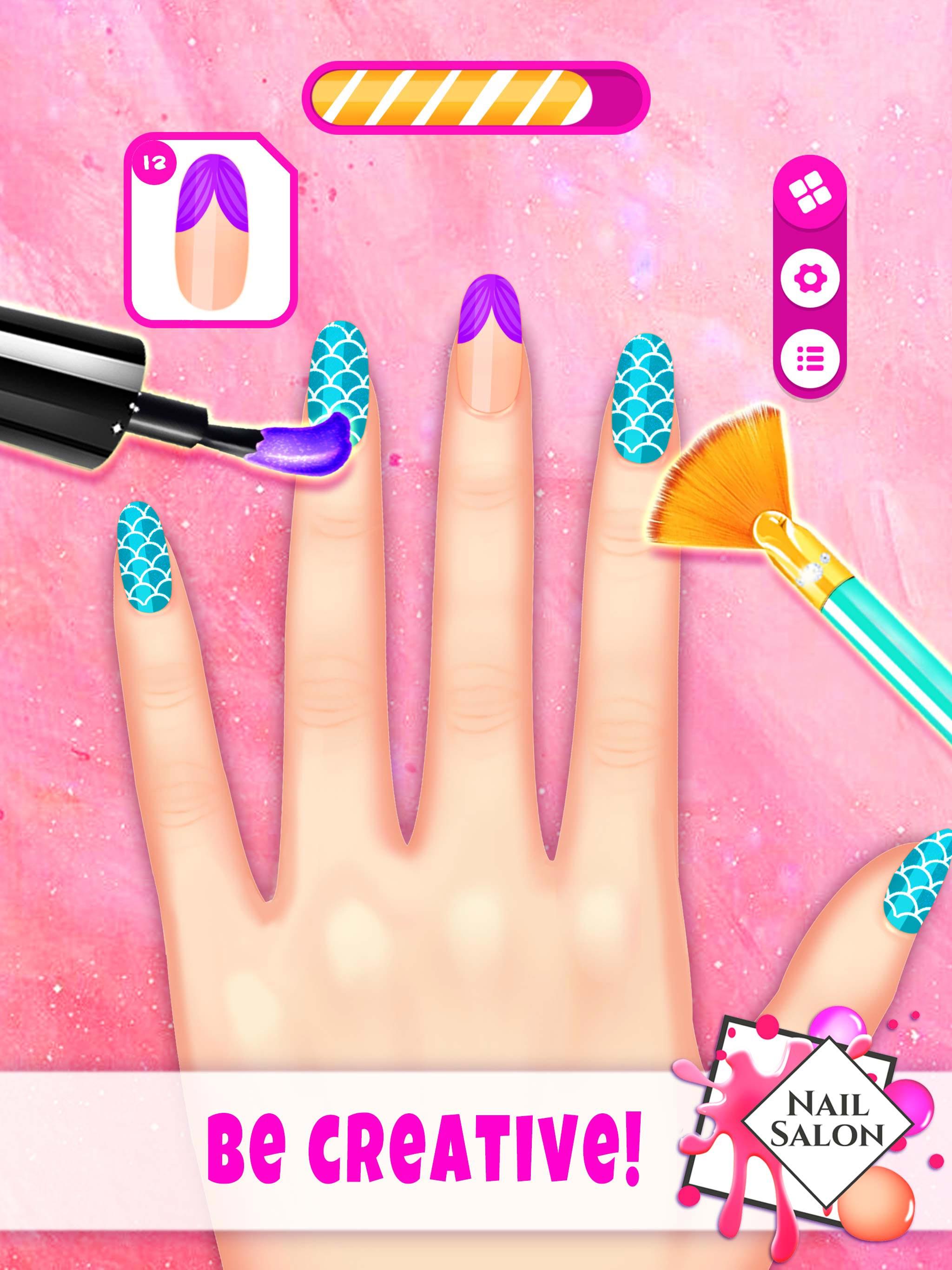My first 6 Nail Art Designs #Nail Accessories #Nail Patterns #SuperStylist  - Dress Up Gameplay !!! - YouTube