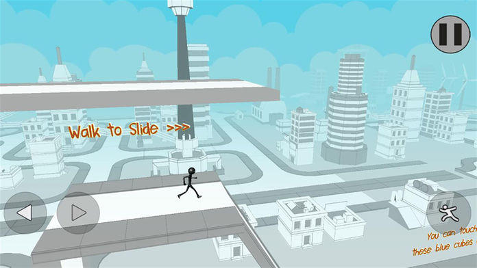 Stickman 3D Parkour Game Screenshot