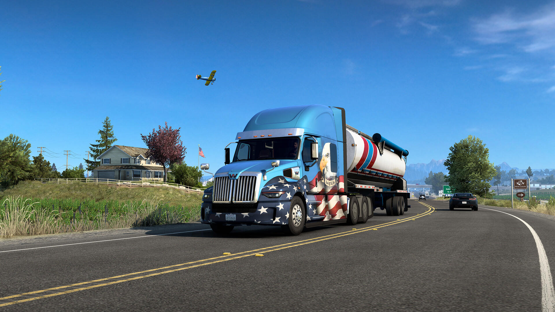 American Truck Simulator Game Screenshot