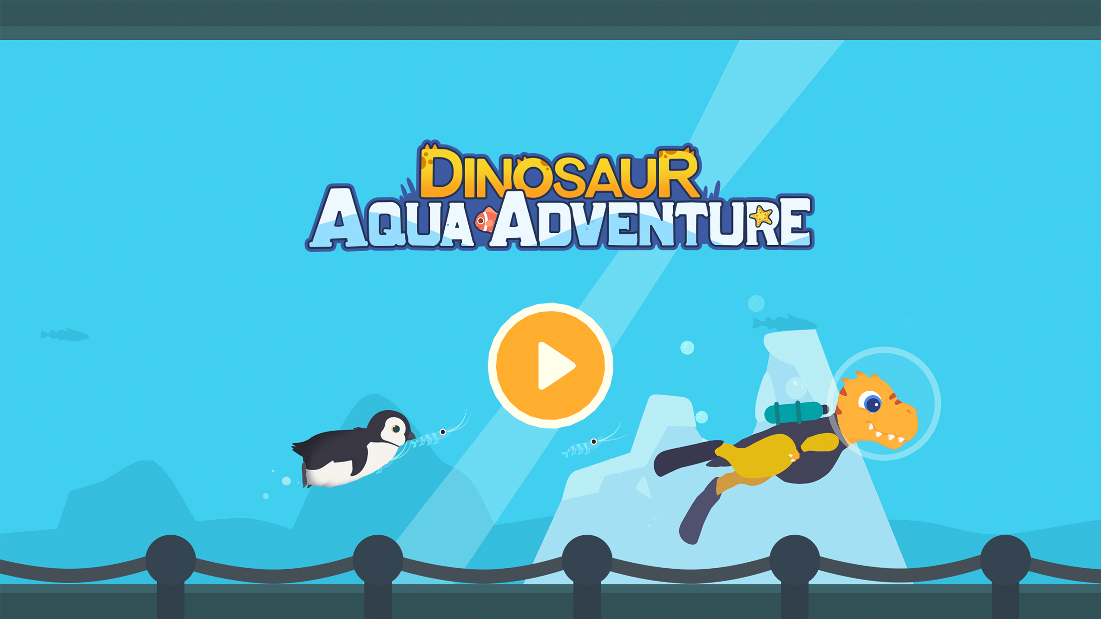 Screenshot 1 of 수중 공룡 모험 - 어린이 해양 탐사 게임 1.1.4