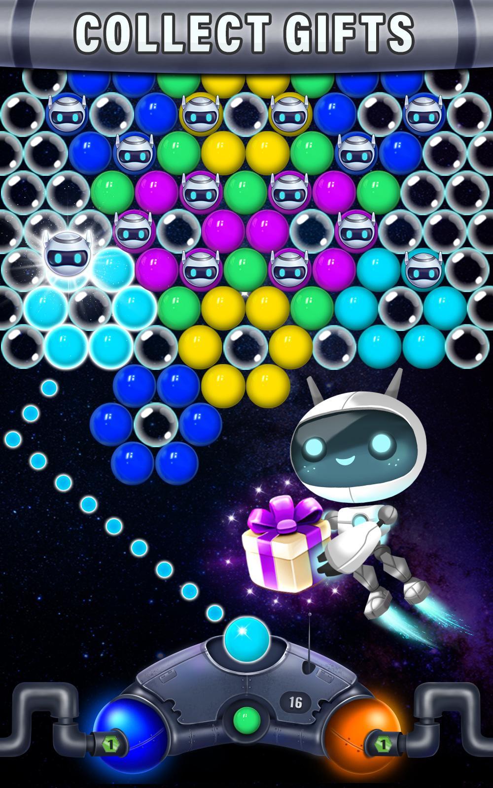 Скриншот игры Bubble Bot Rescue