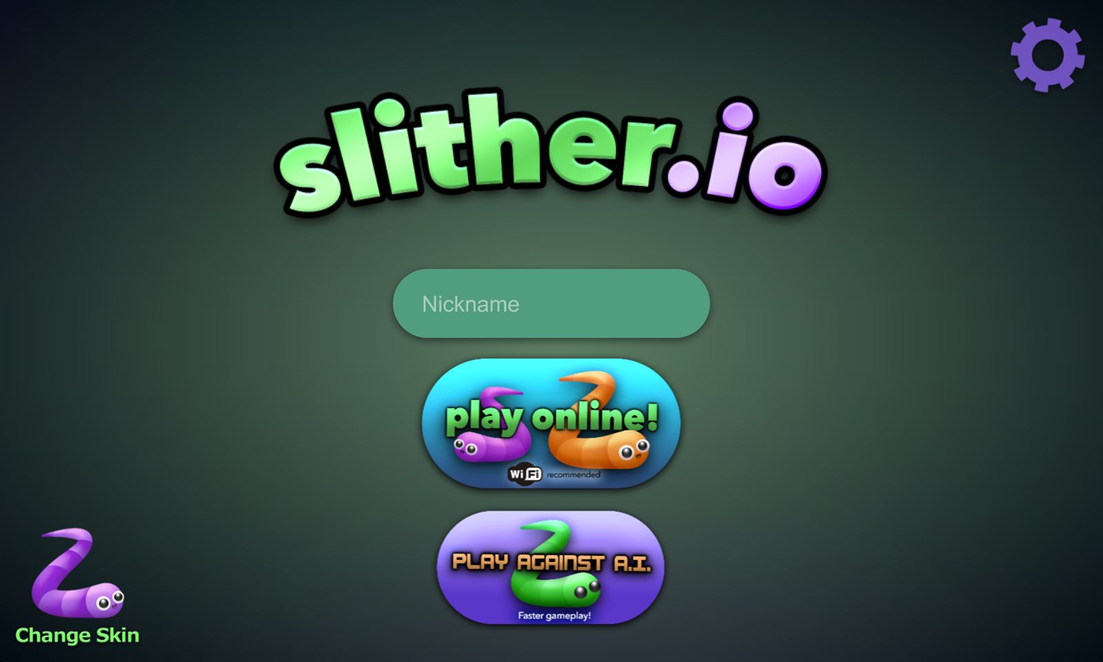 Screenshot of slither.io