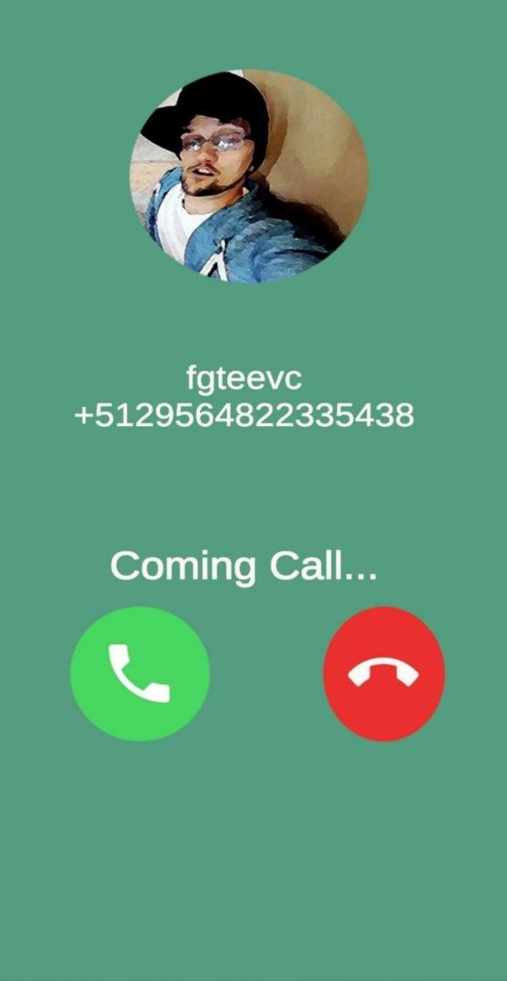 Screenshot of call From FGteev 📞 Chat + video call "Simulation"