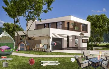Escape Puzzle - Modern House 12 Game Screenshot