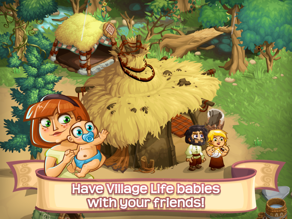 Village Life: Love & Babies Game Screenshot