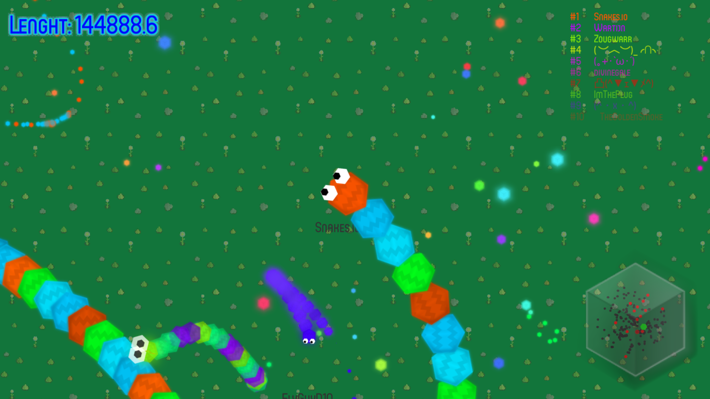 Snakes.io ภาพหน้าจอเกม