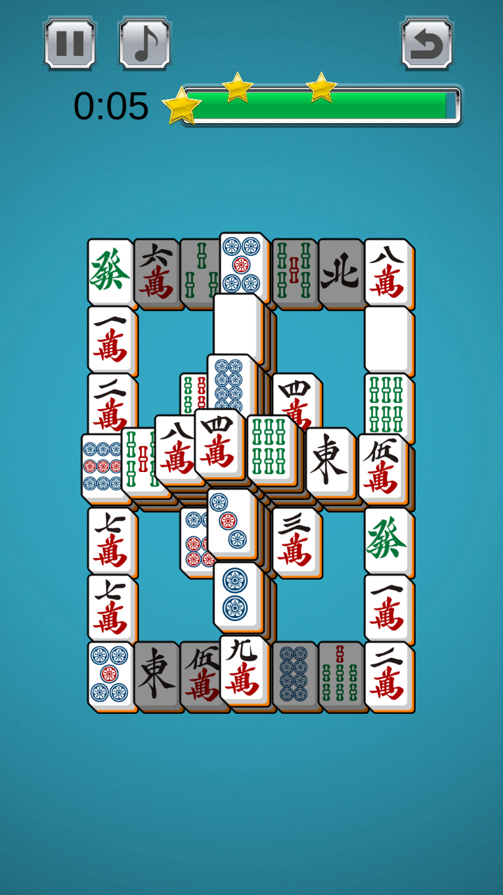 Screenshot of Sexy Waifu Mahjong Solitaire