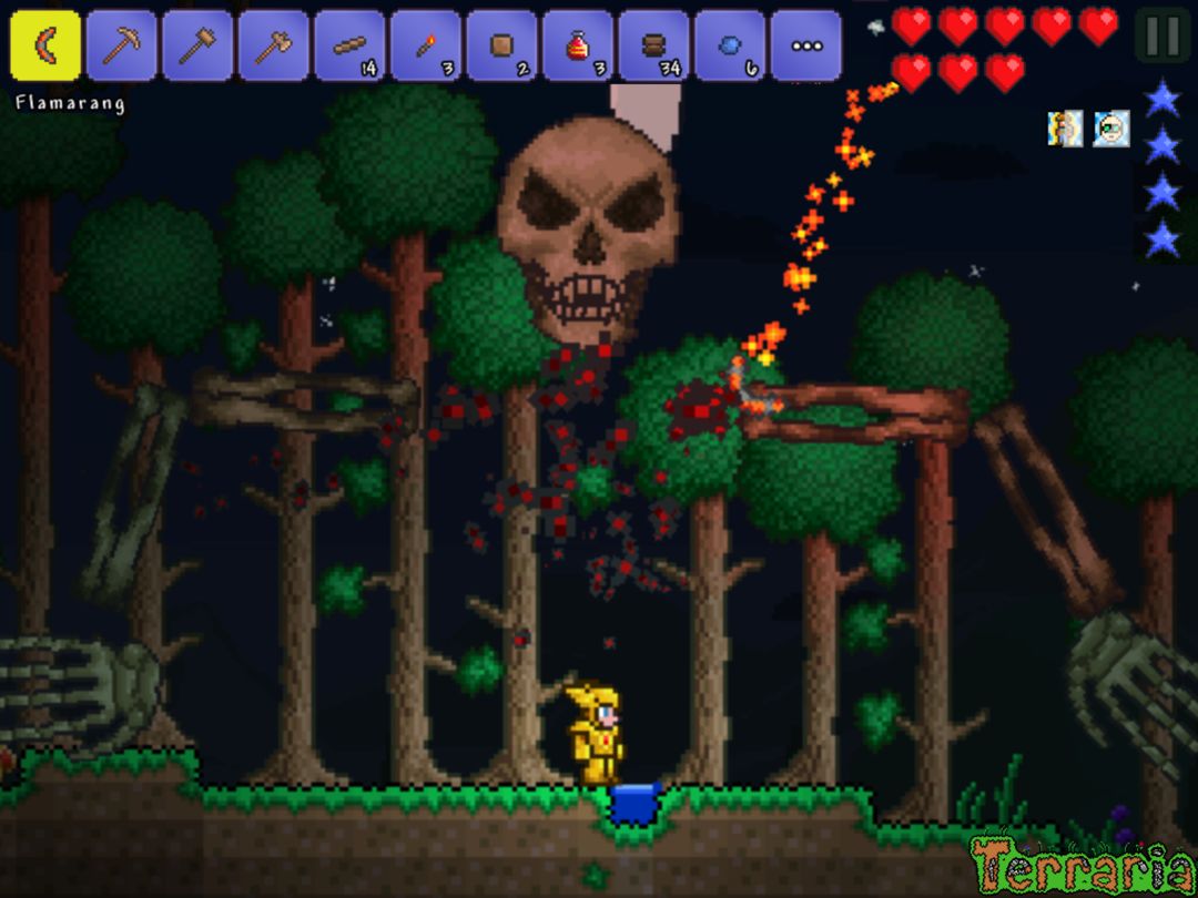 Terraria. ภาพหน้าจอเกม