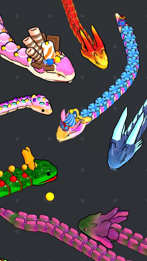 Screenshot of Snake Clash!