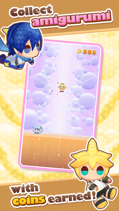 Hatsune Miku Amiguru Jump Game Screenshot