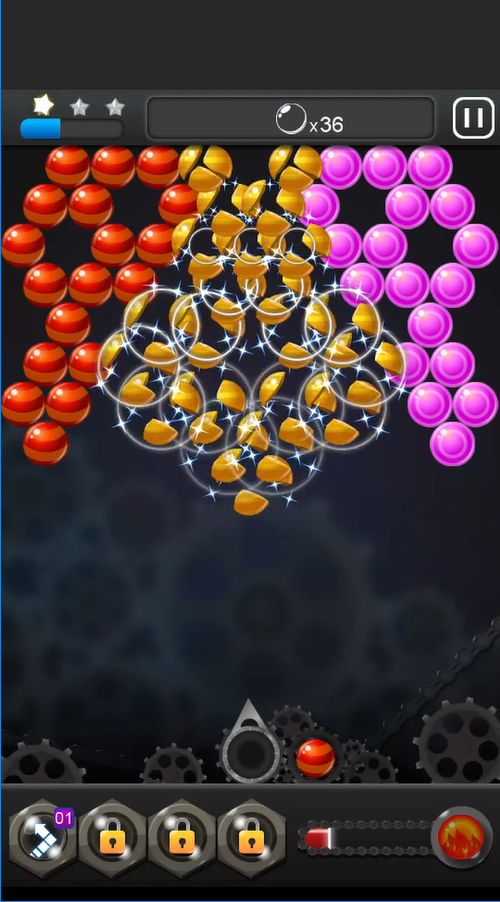Screenshot of Bubble Shooter Mission