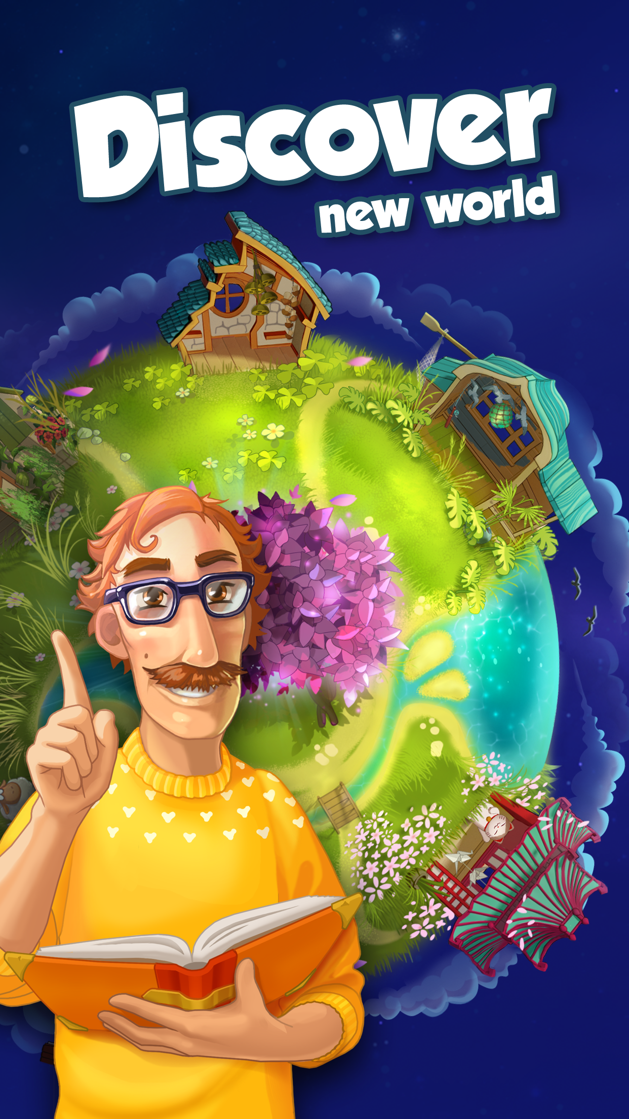 Bloomberry match-3 story. Merg Game Screenshot