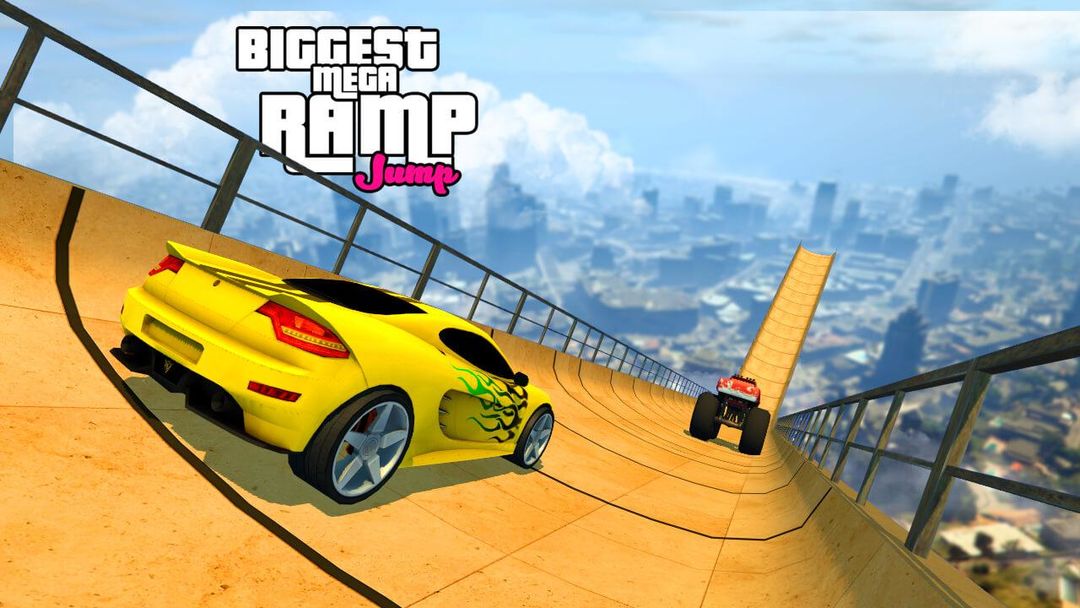Biggest Mega Ramp Jump - Driving Games遊戲截圖