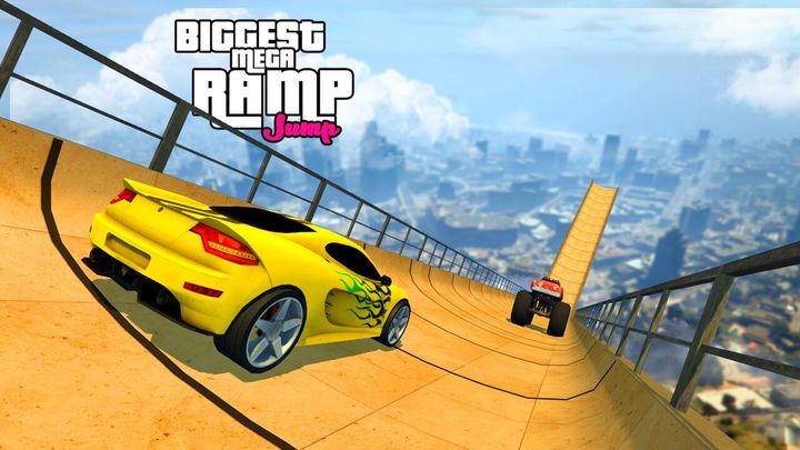 Screenshot 1 of Biggest Mega Ramp Jump - Driving Games 1.8