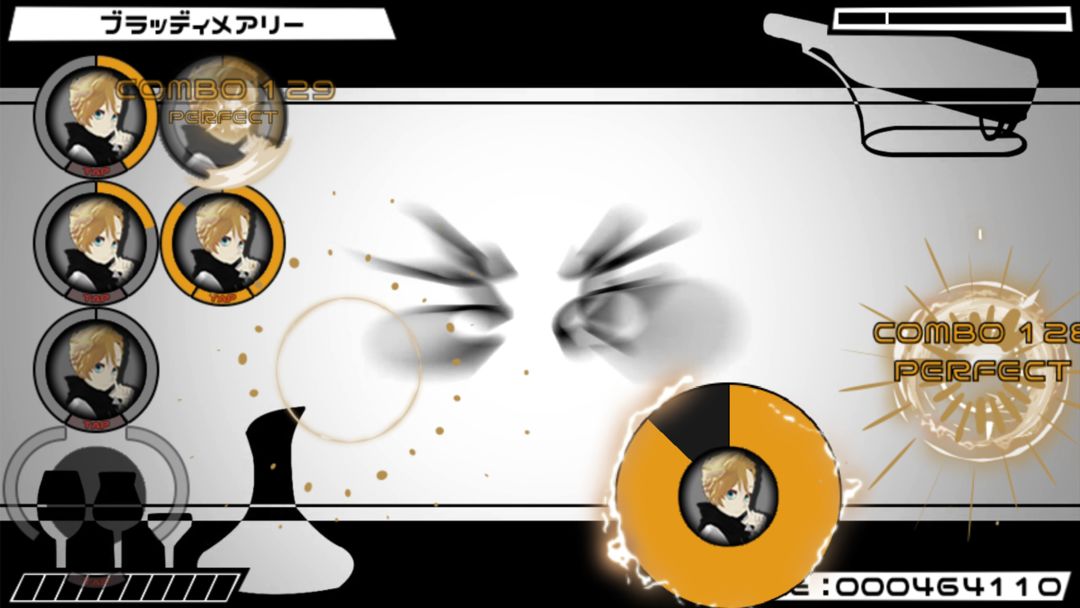 Screenshot of Beat Beat Vocaloid Reborn