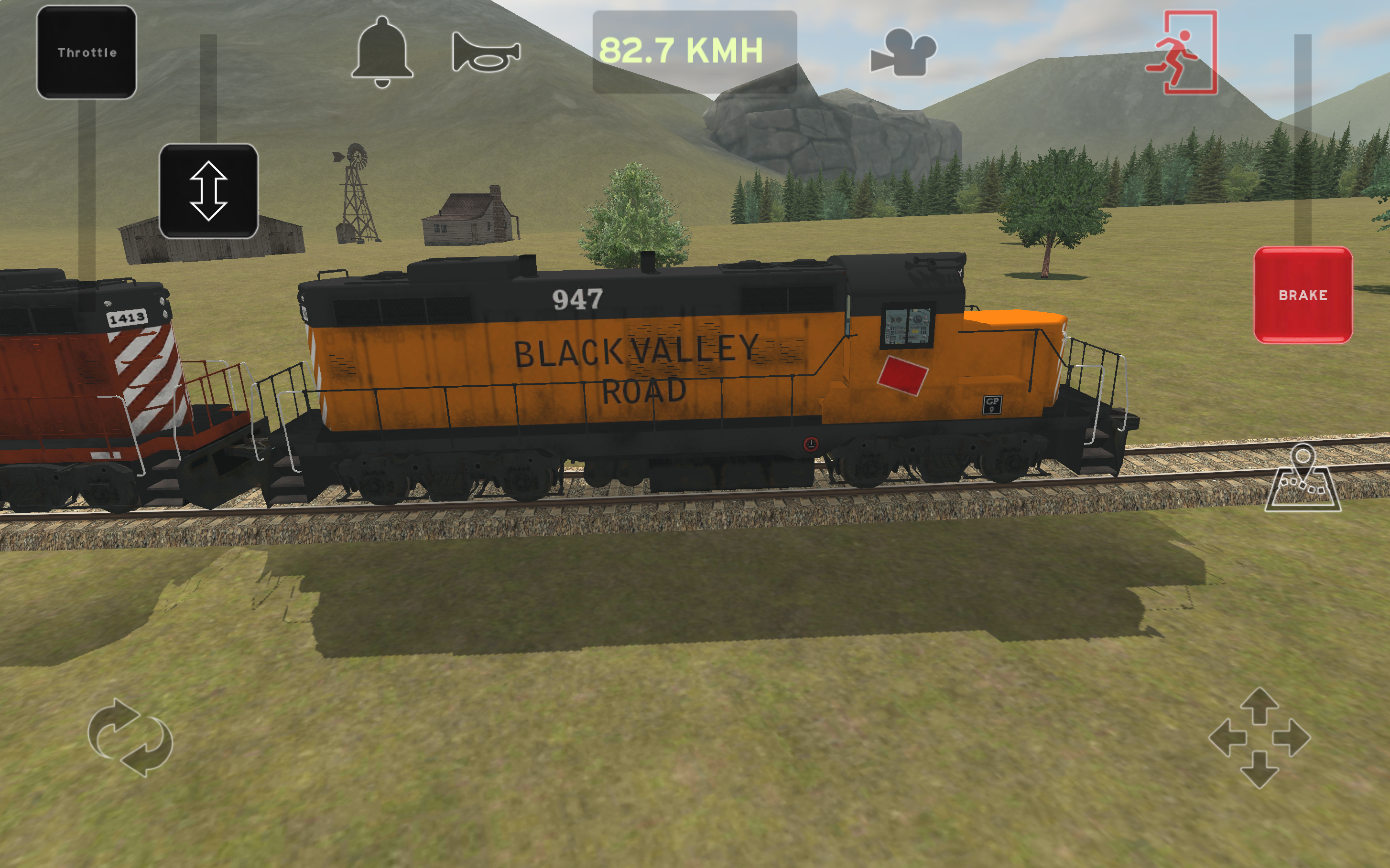Train and rail yard simulator Game Screenshot