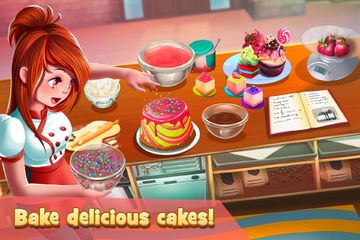 Dessert Chain: Café Waitress & Game Screenshot