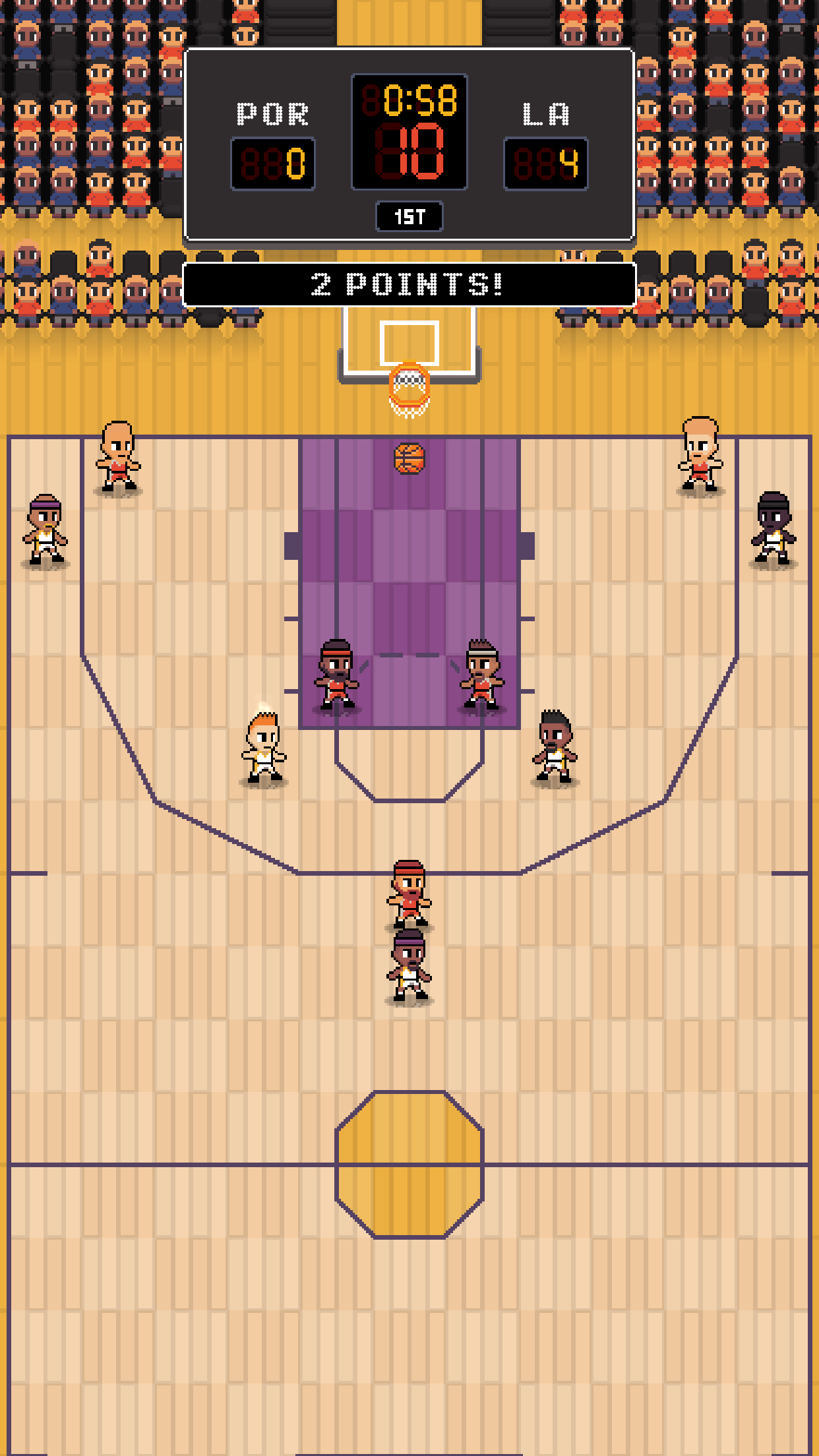 Hoop League Tactics ภาพหน้าจอเกม