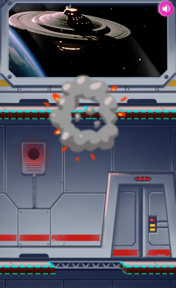 Screenshot of Spaceship Adventure Game