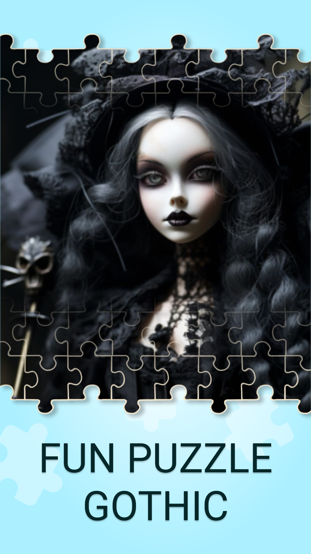 Gothic Jigsaw Puzzle Games Game Screenshot