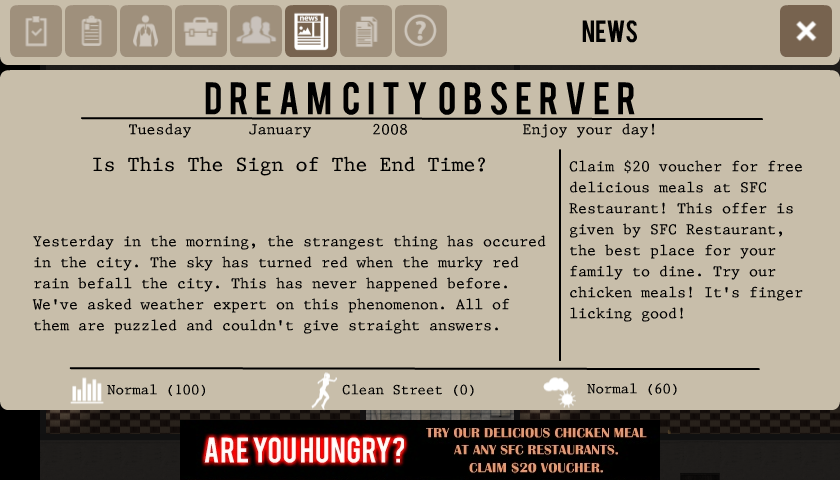 Dream City Apocalypse Game Screenshot