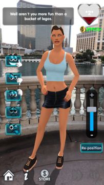 My Virtual Girlfriend AR Game Screenshot