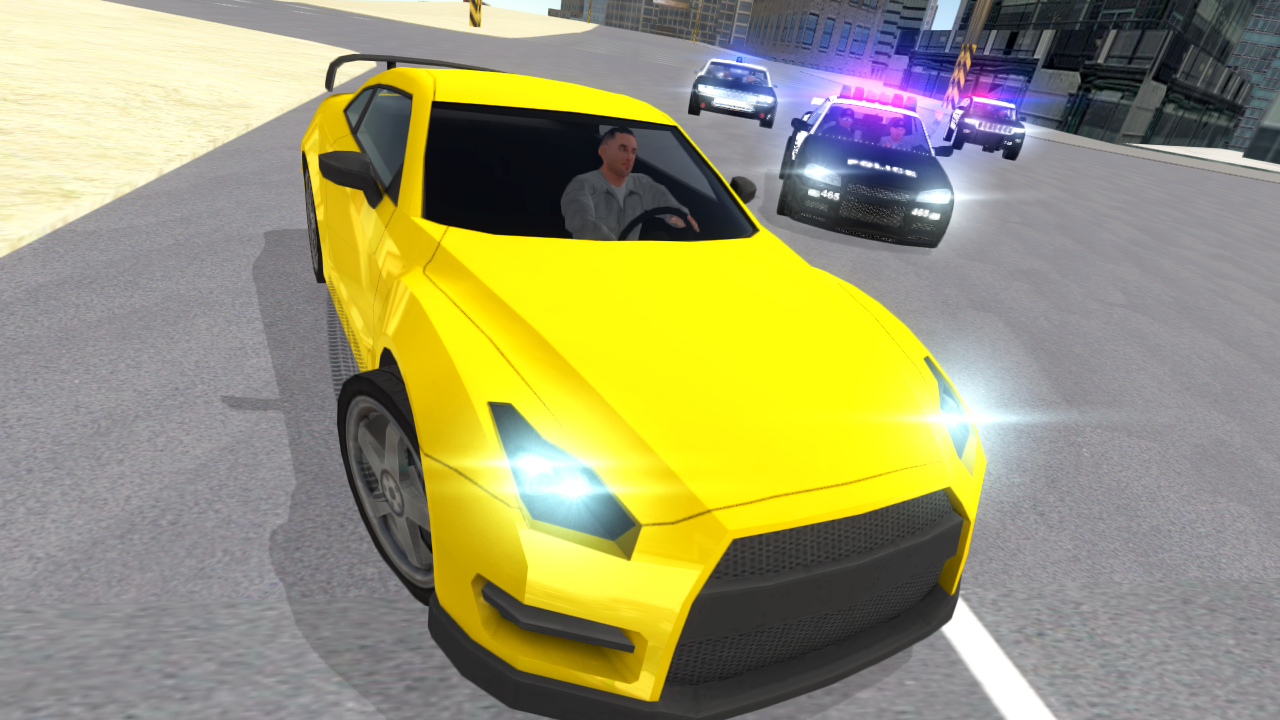 Super Car Racing Simulator Game Screenshot