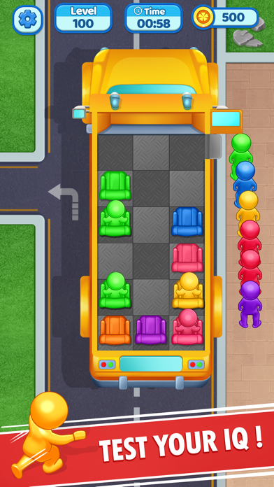 Seat Jam - Seating Away Puzzle screenshot game