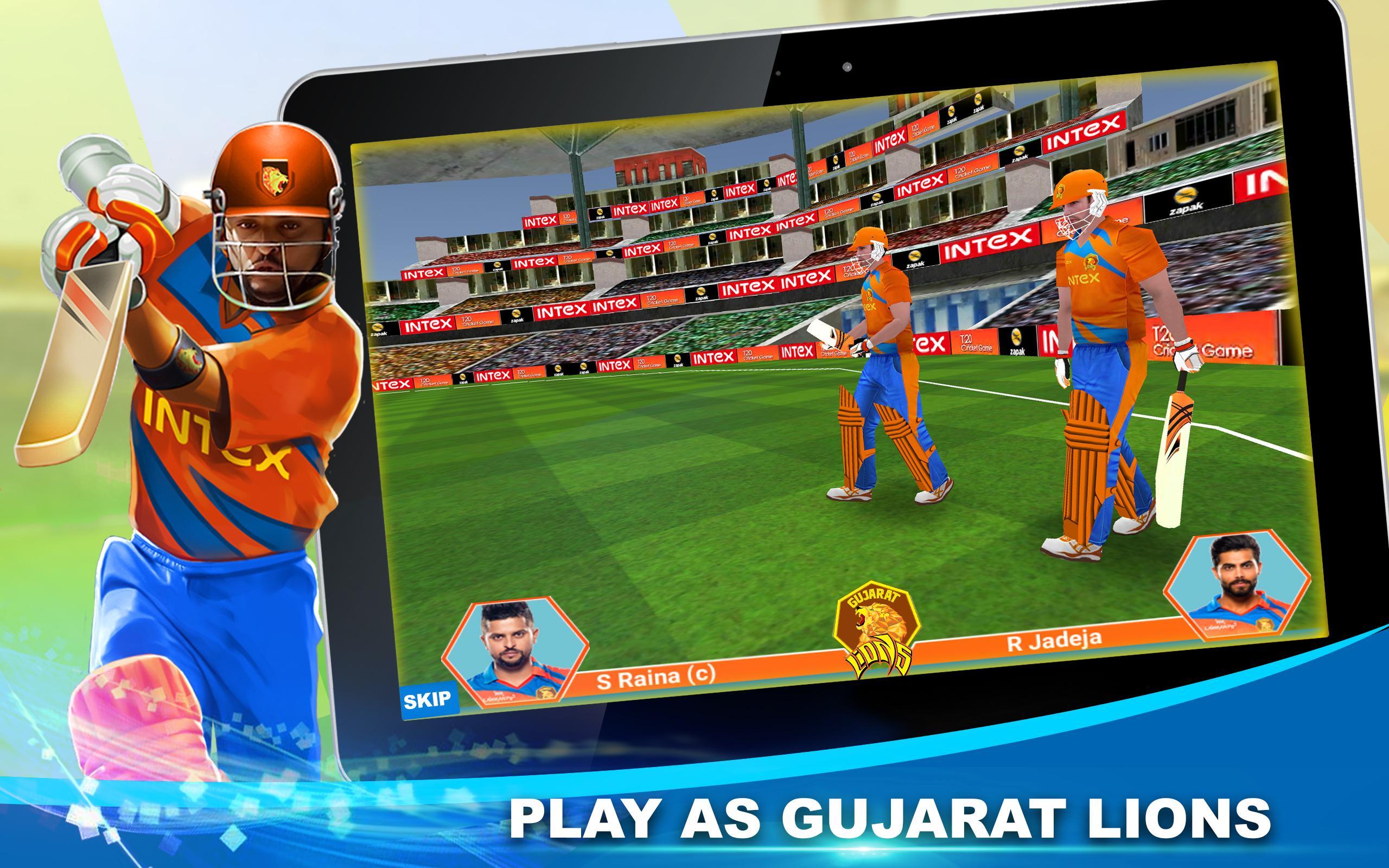 Gujarat Lions T20 Cricket Game 遊戲截圖