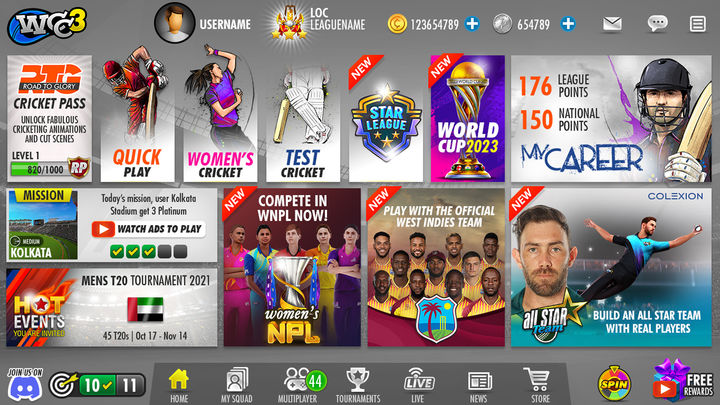 Screenshot 1 of World Cricket Championship 3 1.4.6