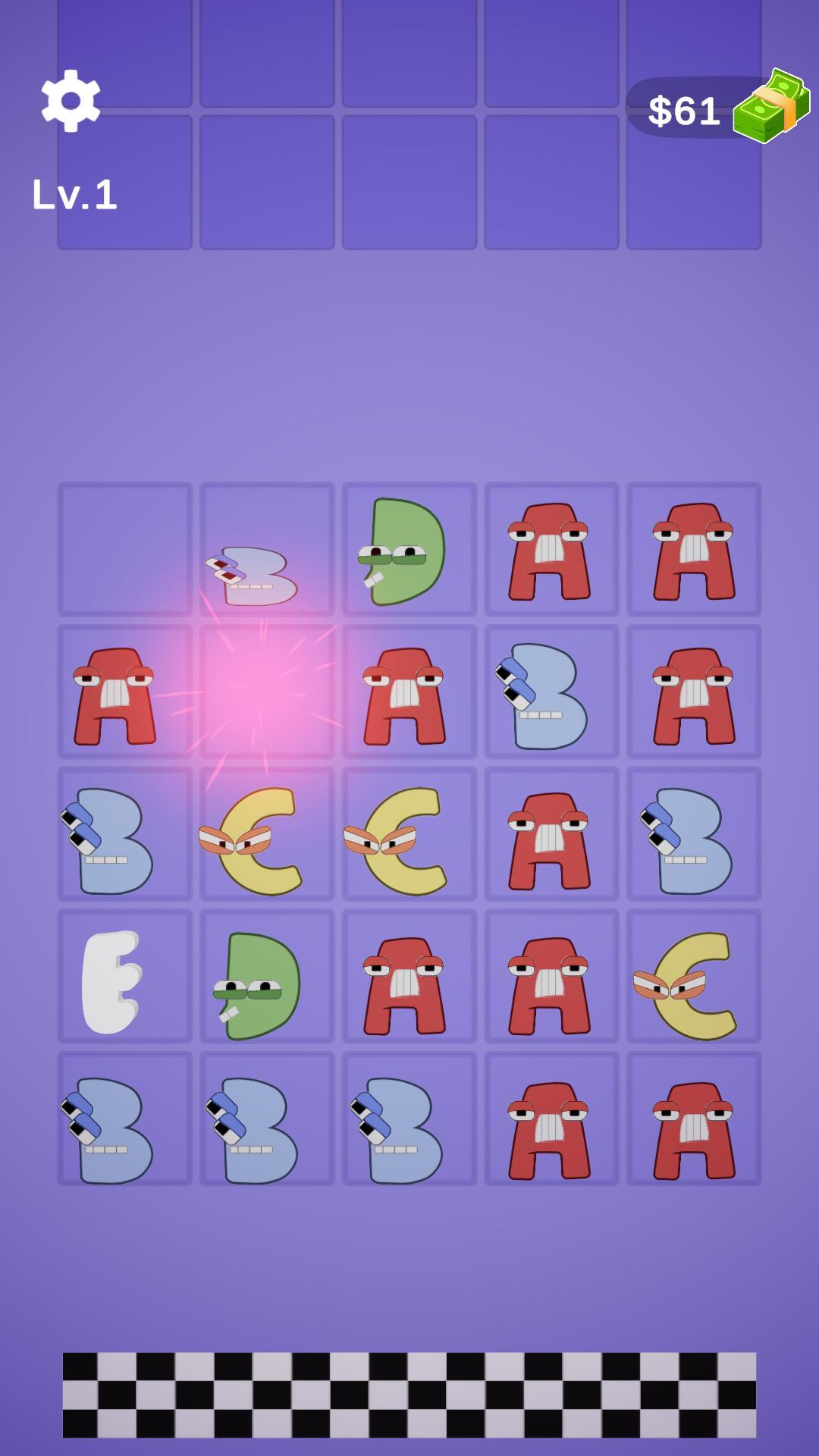 Alphabet Miner Game Screenshot