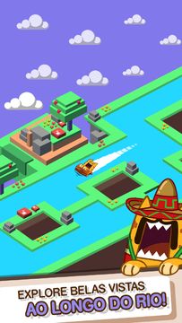 Captura de Tela do Jogo Splashy Cats: Endless ZigZag