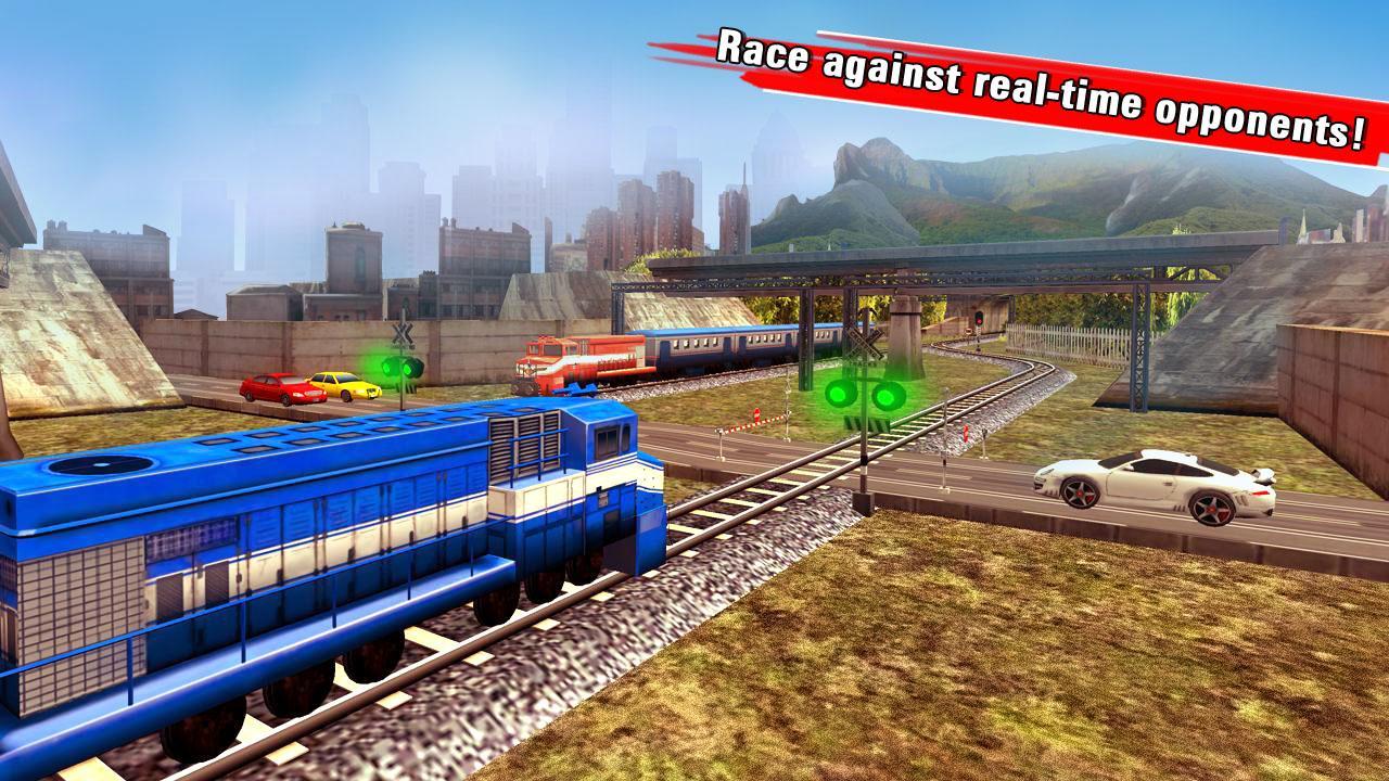 Train Racing Games 3D 2 Player Game Screenshot