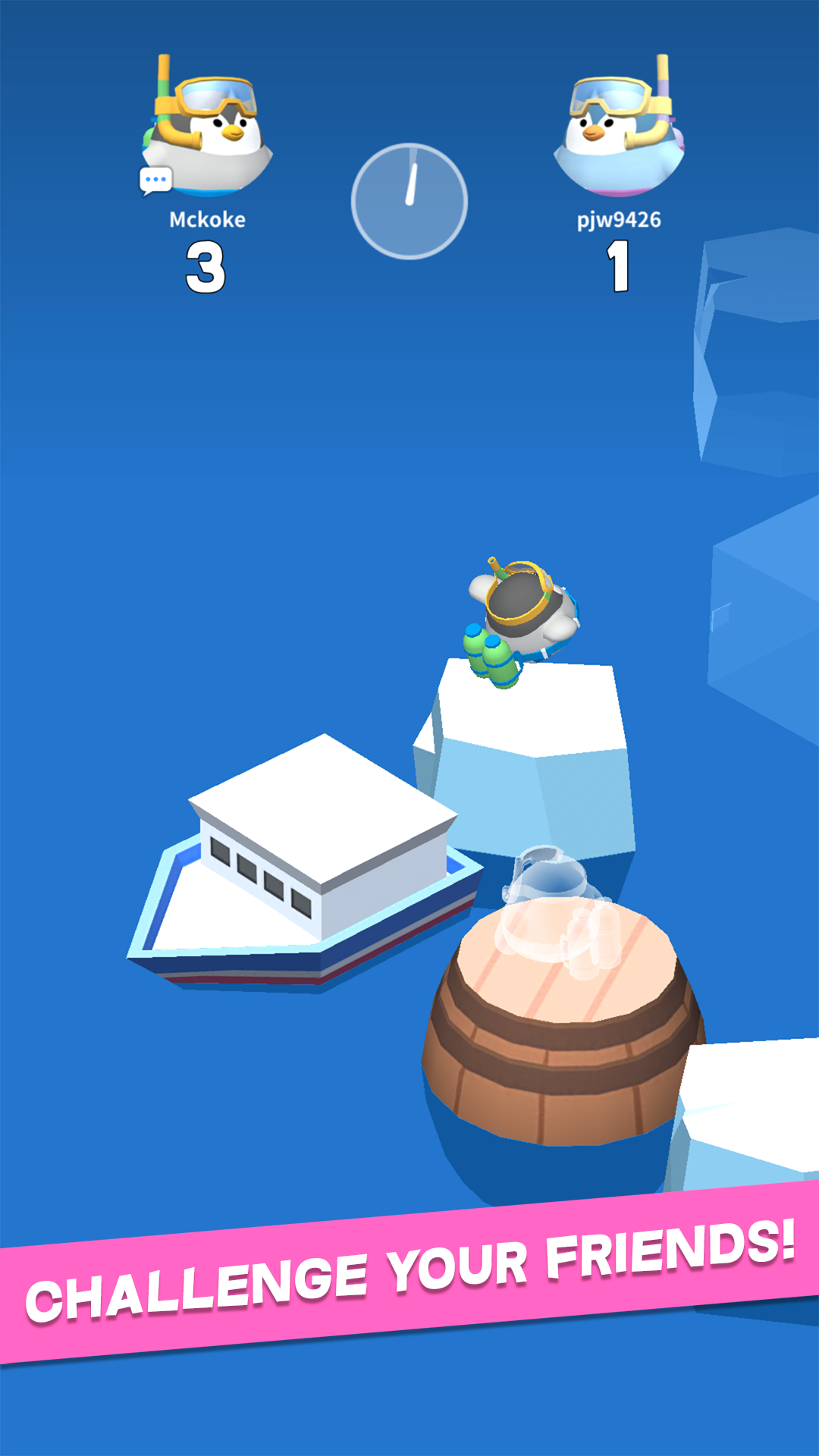 Screenshot of Jumping : Save the penguins!
