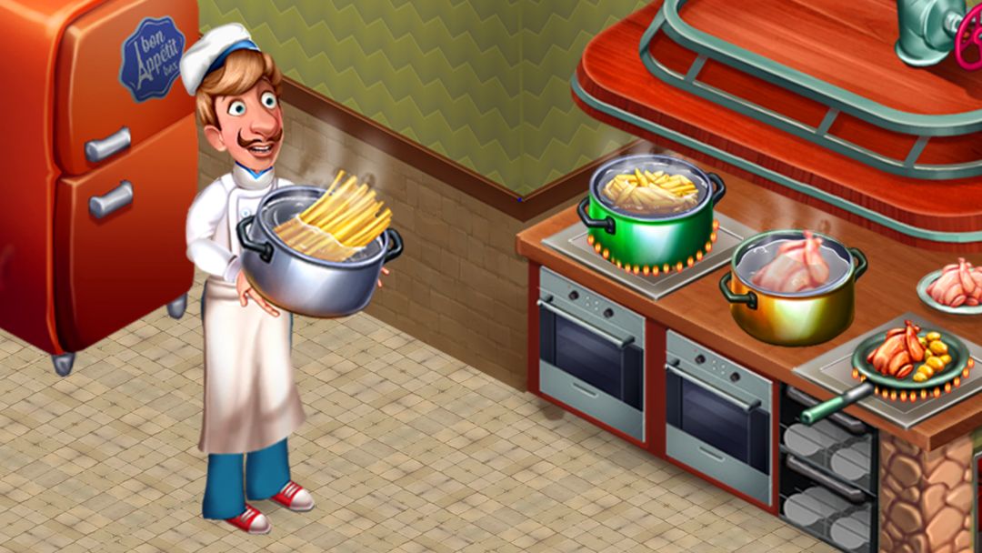 烹飪隊-廚師廚房餐廳小遊戲遊戲截圖