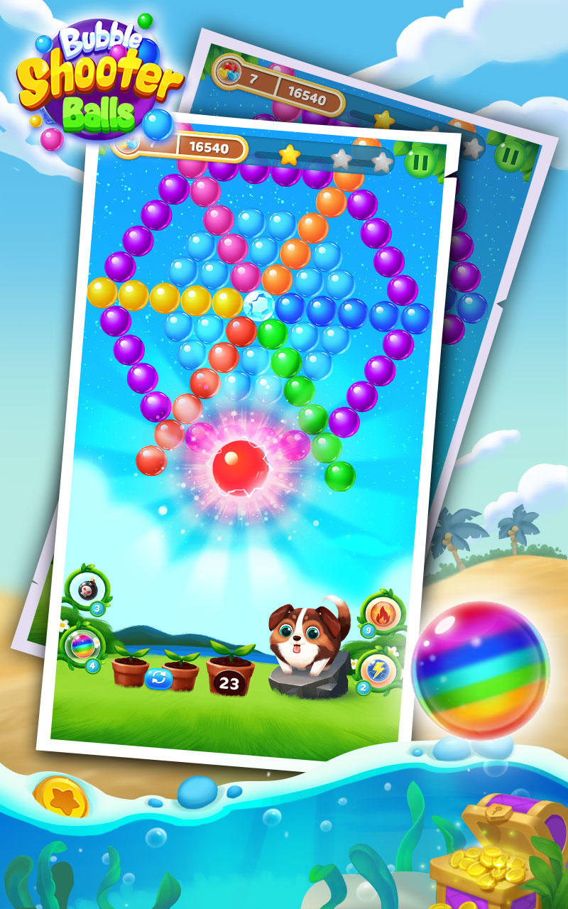 氣球泡泡射擊 遊戲截圖