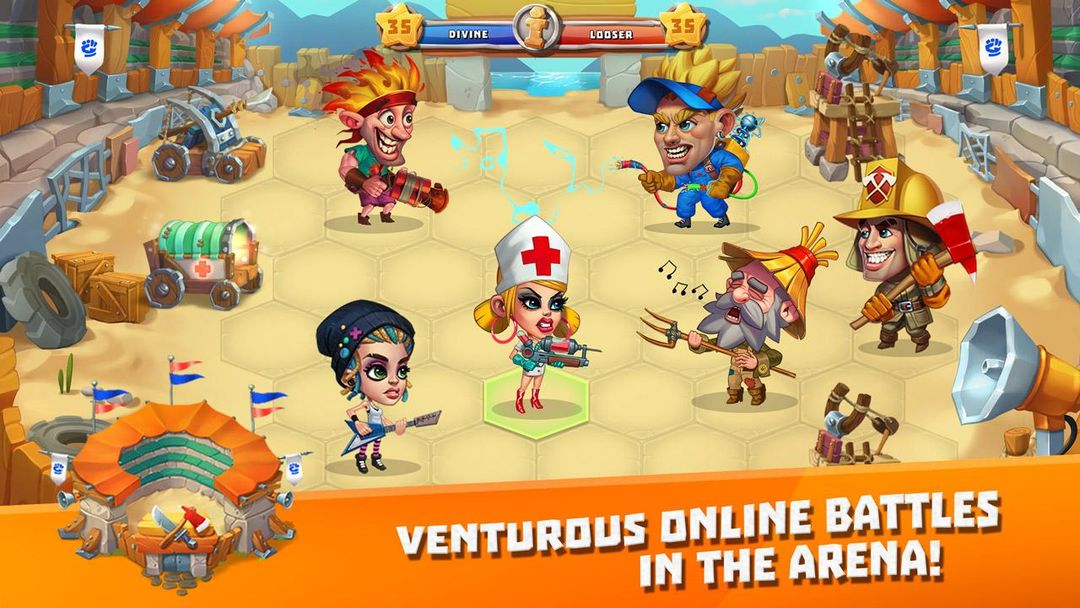 Casual Heroes screenshot game