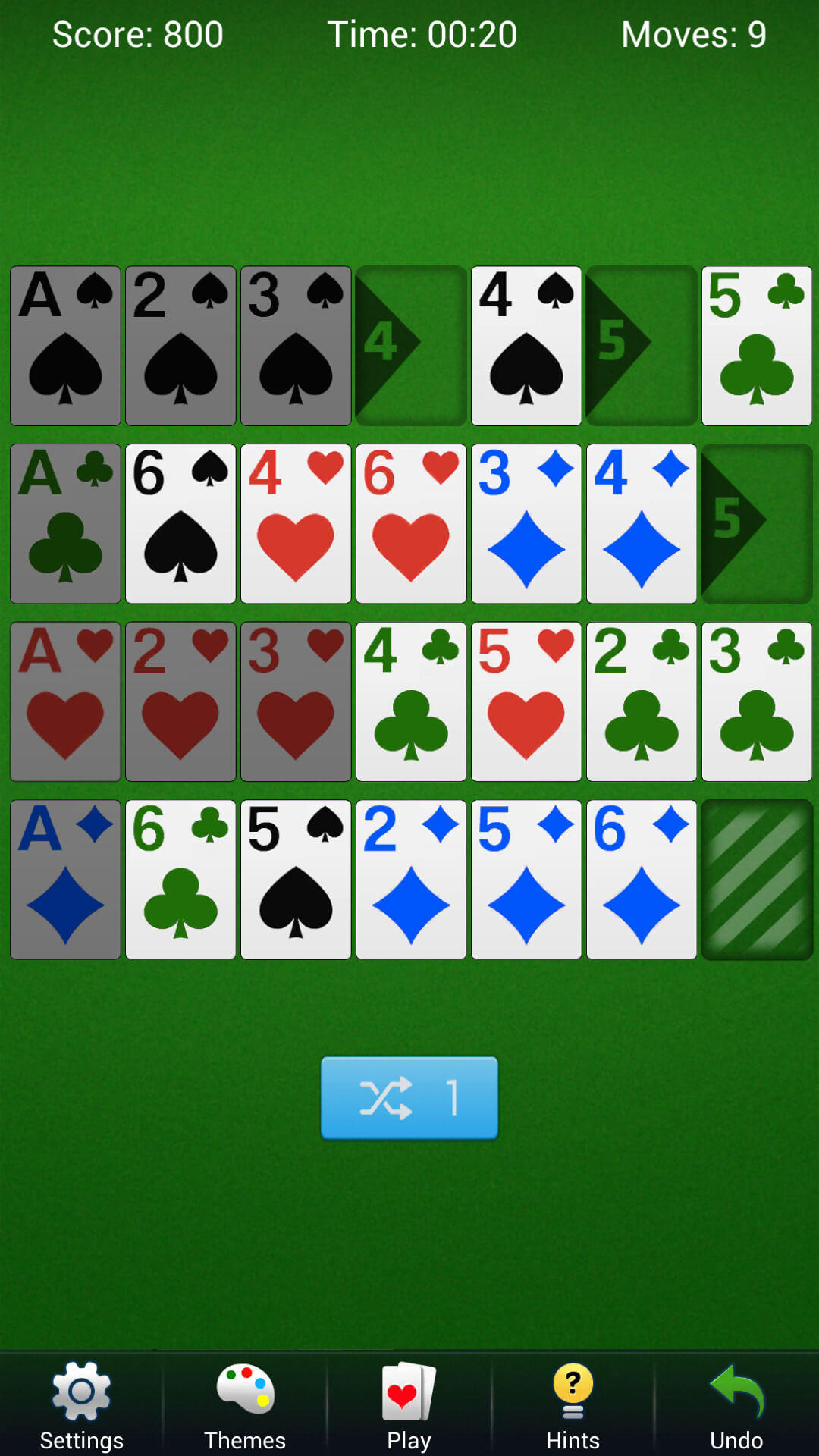 Cuplikan Layar Game Addiction Solitaire: Card Game