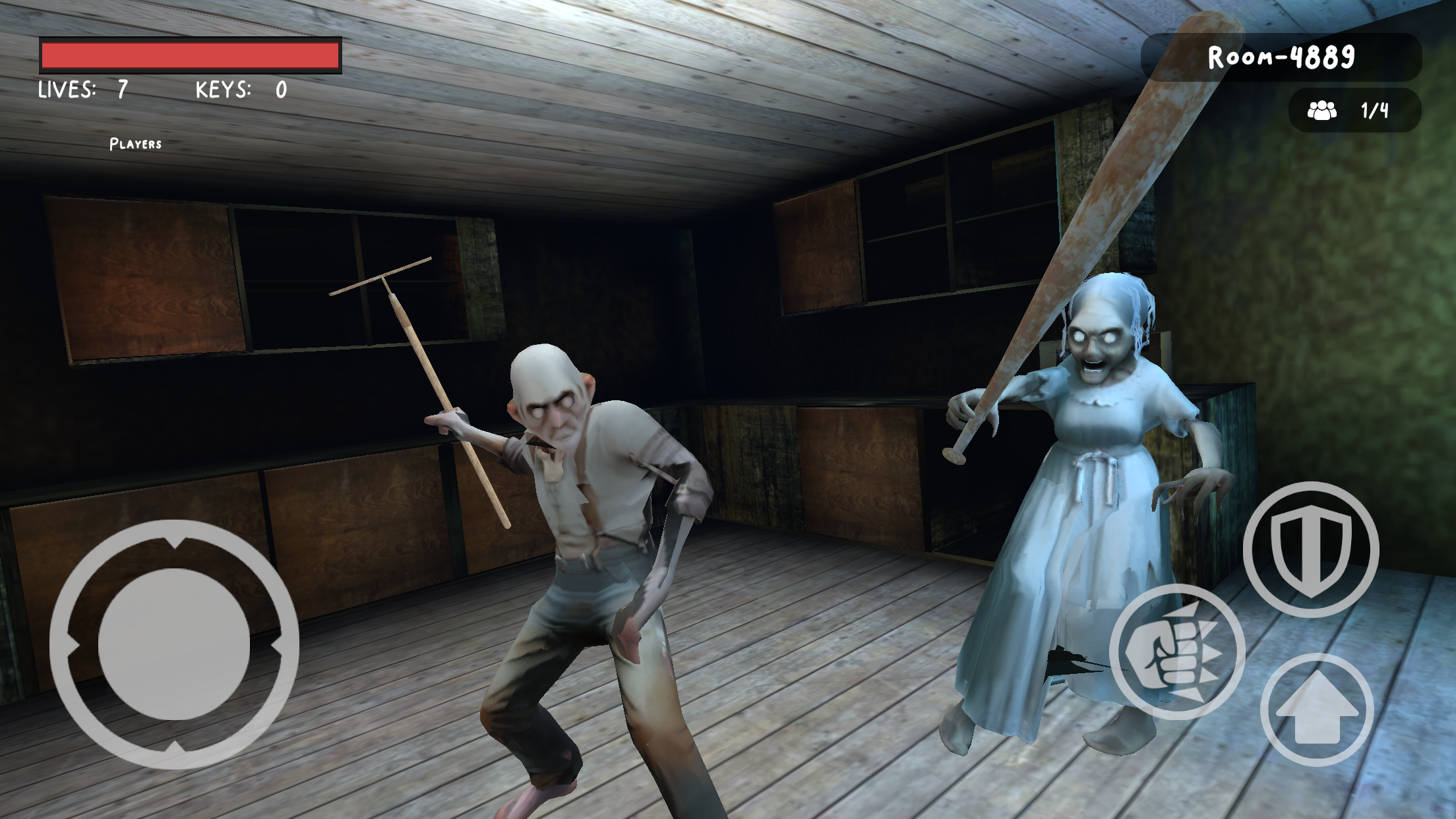 Grandma vs Grandpa Multiplayer Game Screenshot