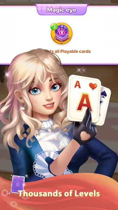 Fantasy Solitaire: Makeover Game Screenshot