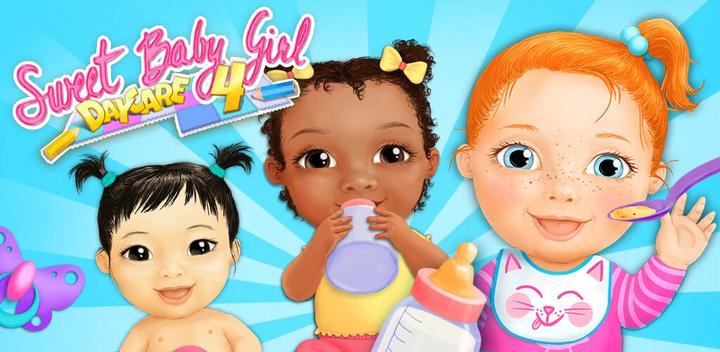 Banner of Sweet Baby Girl Daycare 4 - Babysitting Fun 2.0.10
