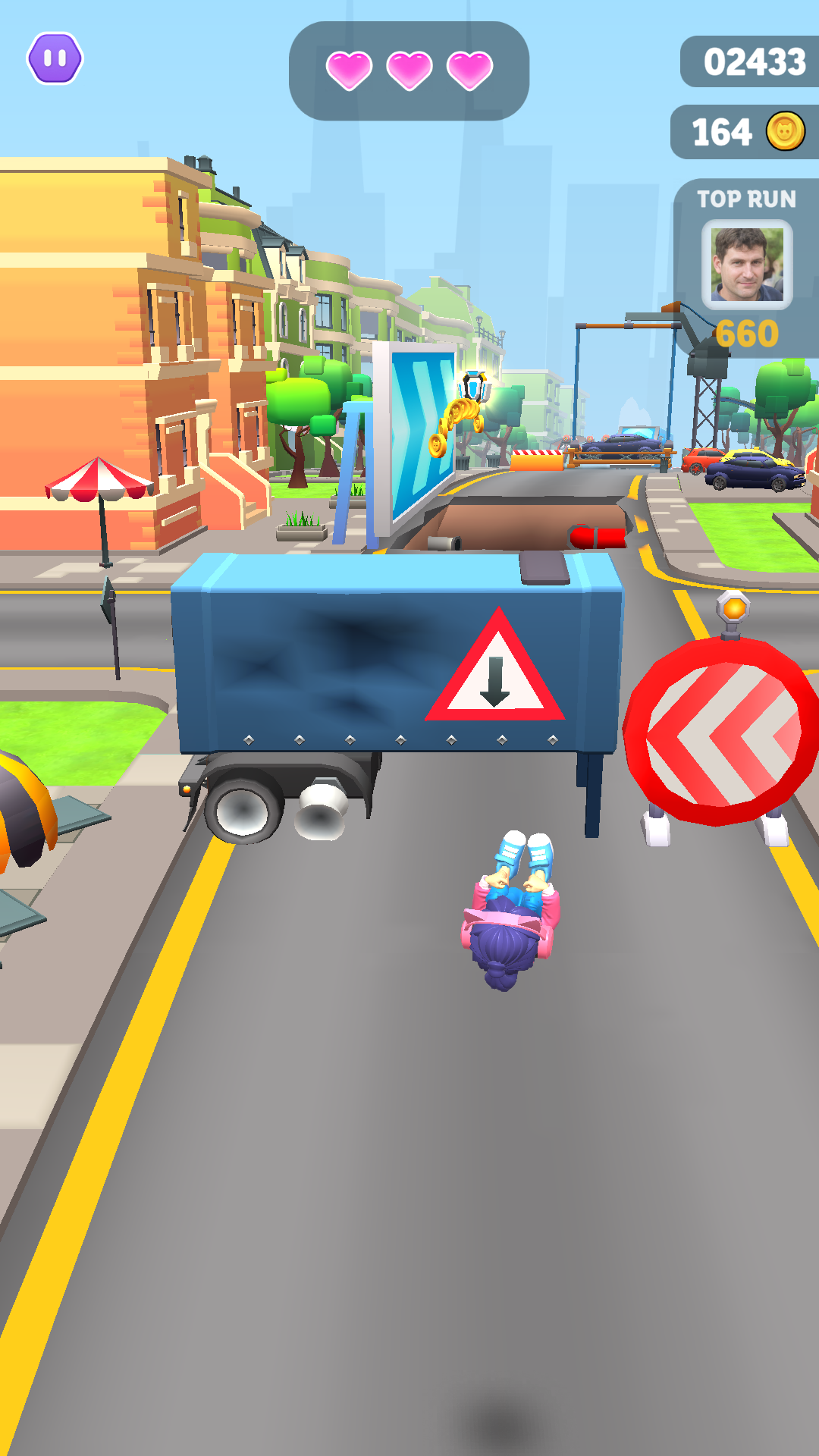 Parkour Rush Game Screenshot