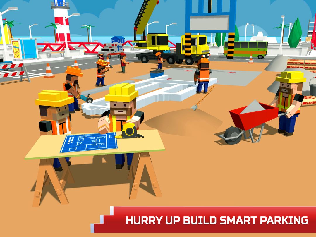 Smart Parking Plaza Builder ภาพหน้าจอเกม