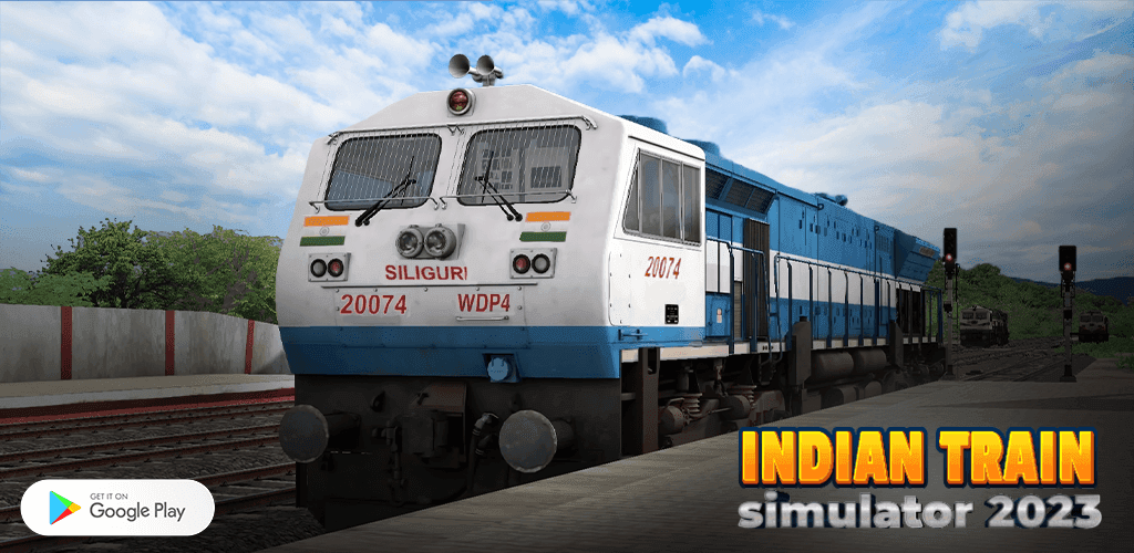 Banner of India Rail Sim: 3D 기차 게임 6.0