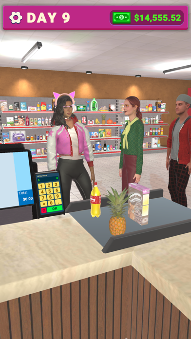 Captura de Tela do Jogo Shop Cashier Simulator 3D