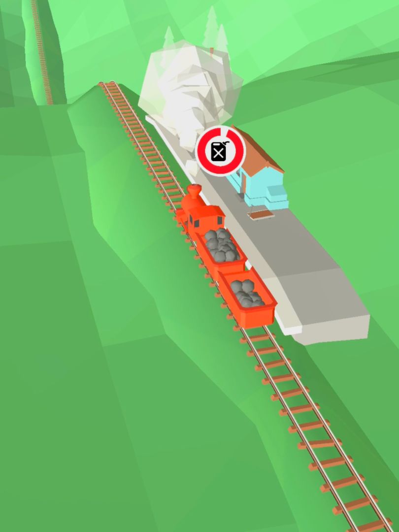Screenshot of Off the Rails 3D