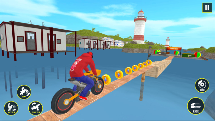 Extreme Moto Bike Stunt Racing 게임 스크린 샷