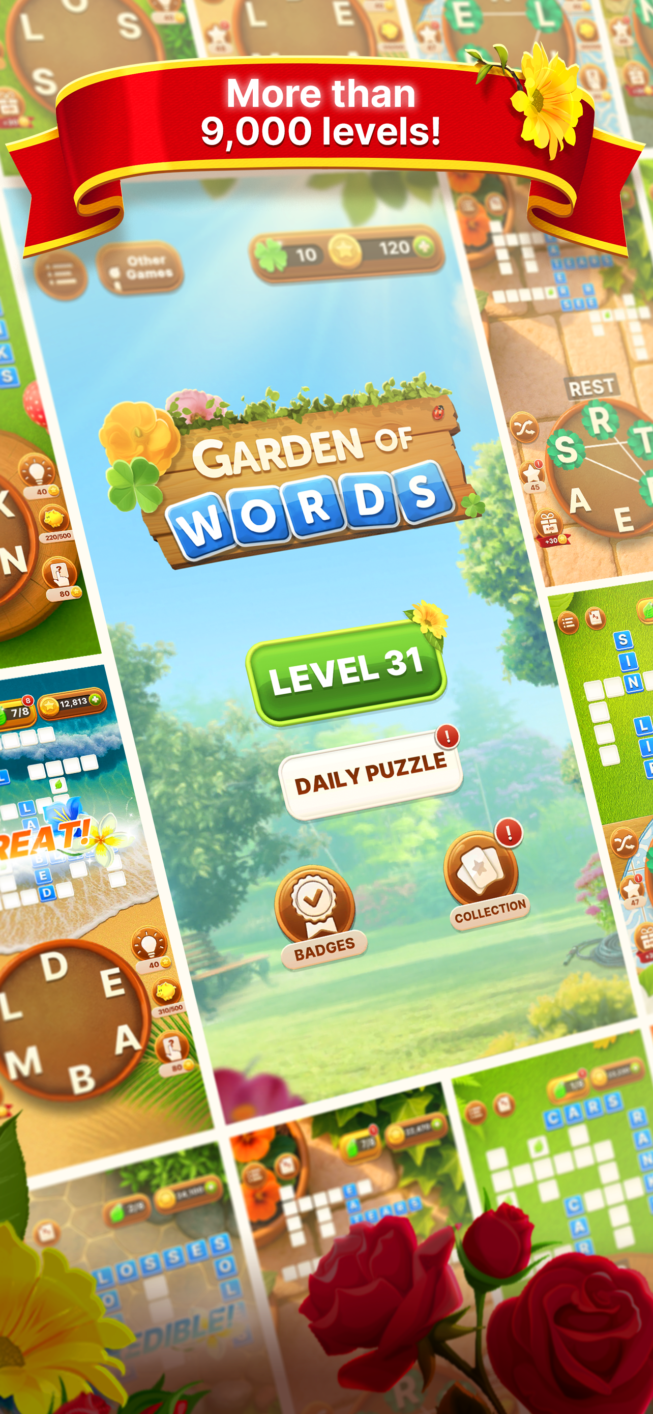 Word Garden : Crosswords Game Screenshot